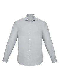 Biz Corporates Charlie Mens Slim Fit L/S Shirt RS969ML - Flash Uniforms 