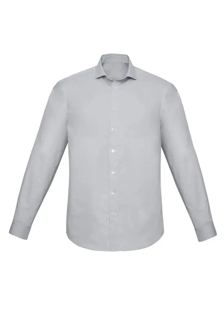 Biz Corporates Charlie Mens Slim Fit L/S Shirt RS969ML - Flash Uniforms 