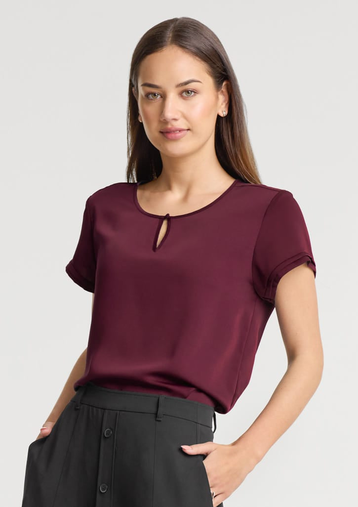 Biz Corporates Evelyn Short Sleeve Blouse RU569LS