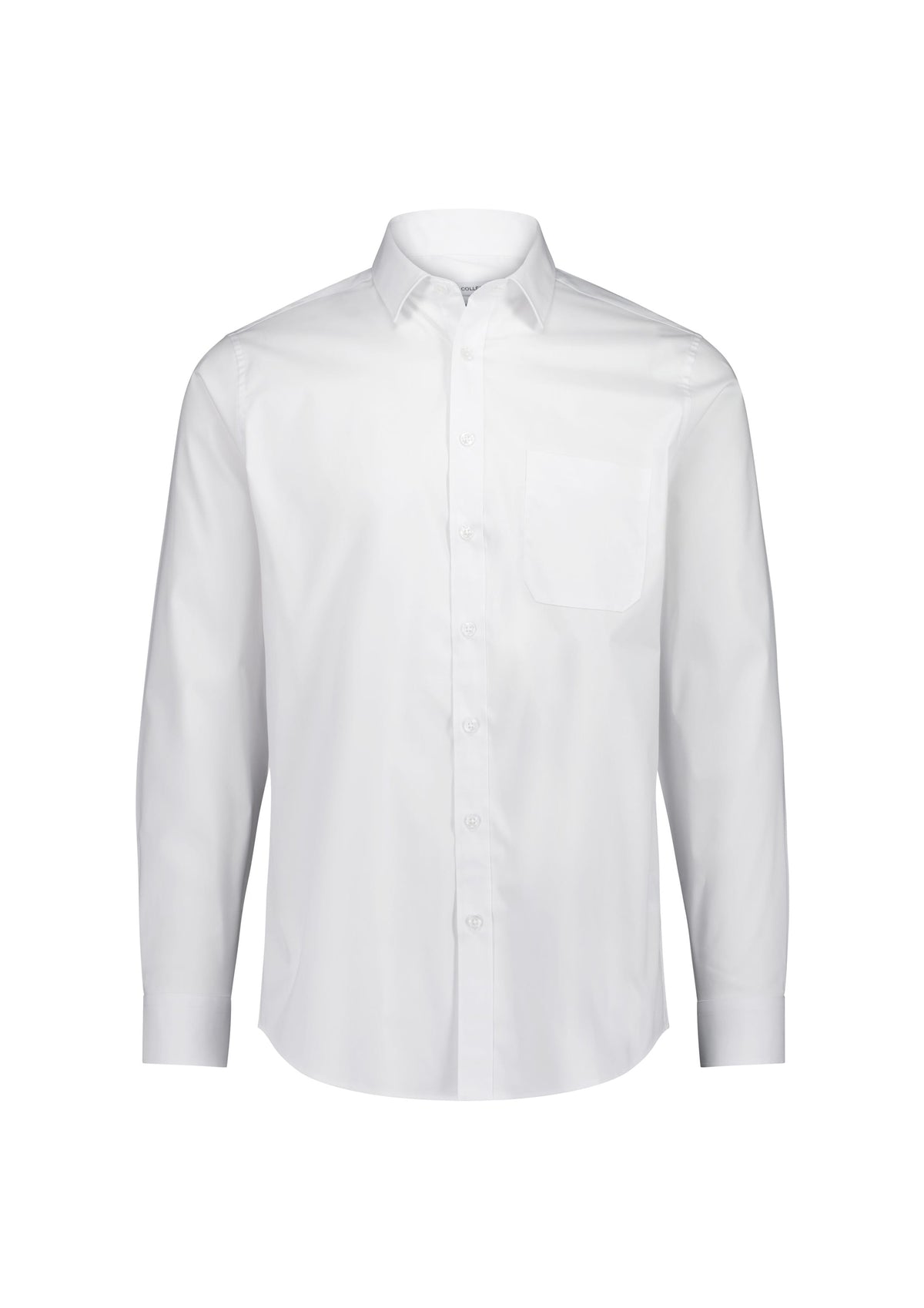 Biz Collection Men’s Fitzroy Classic Fit Long Sleeve Shirt S624M in White