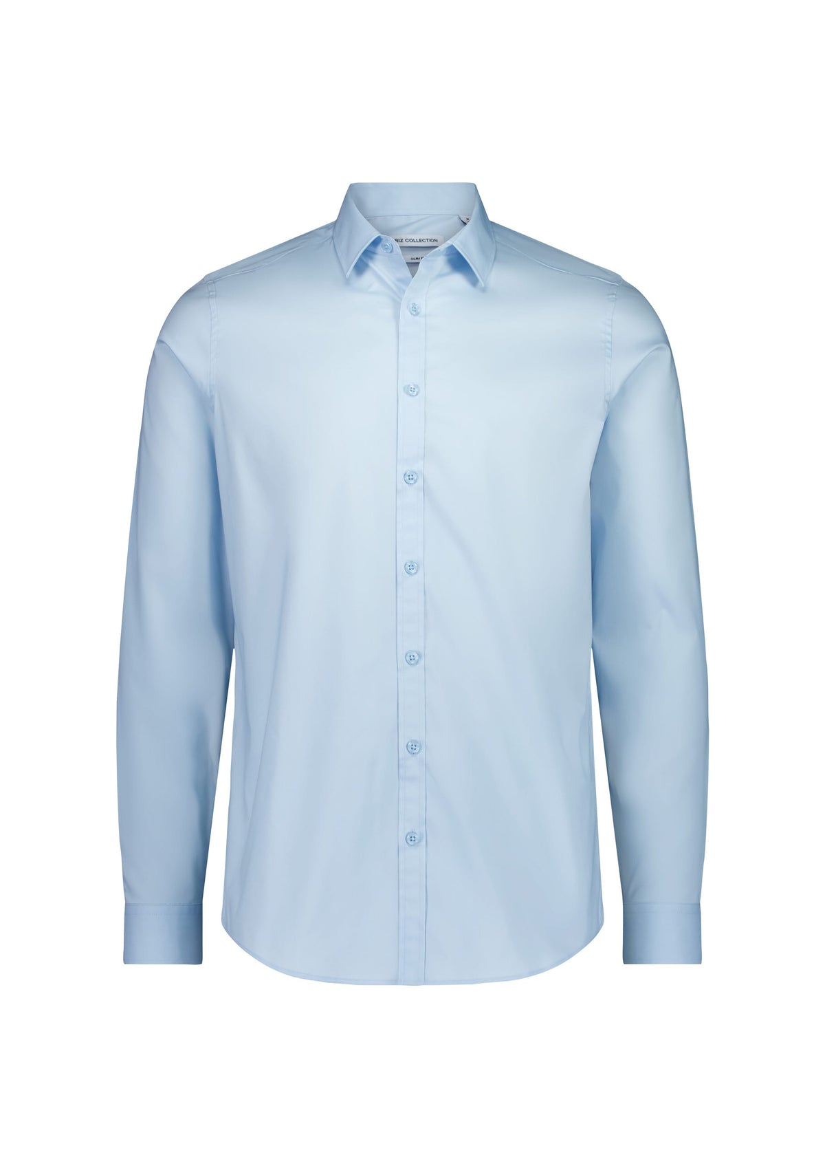 Biz Collection Men’s Fitzroy Slim Fit Long Sleeve Shirt S625M in Sky