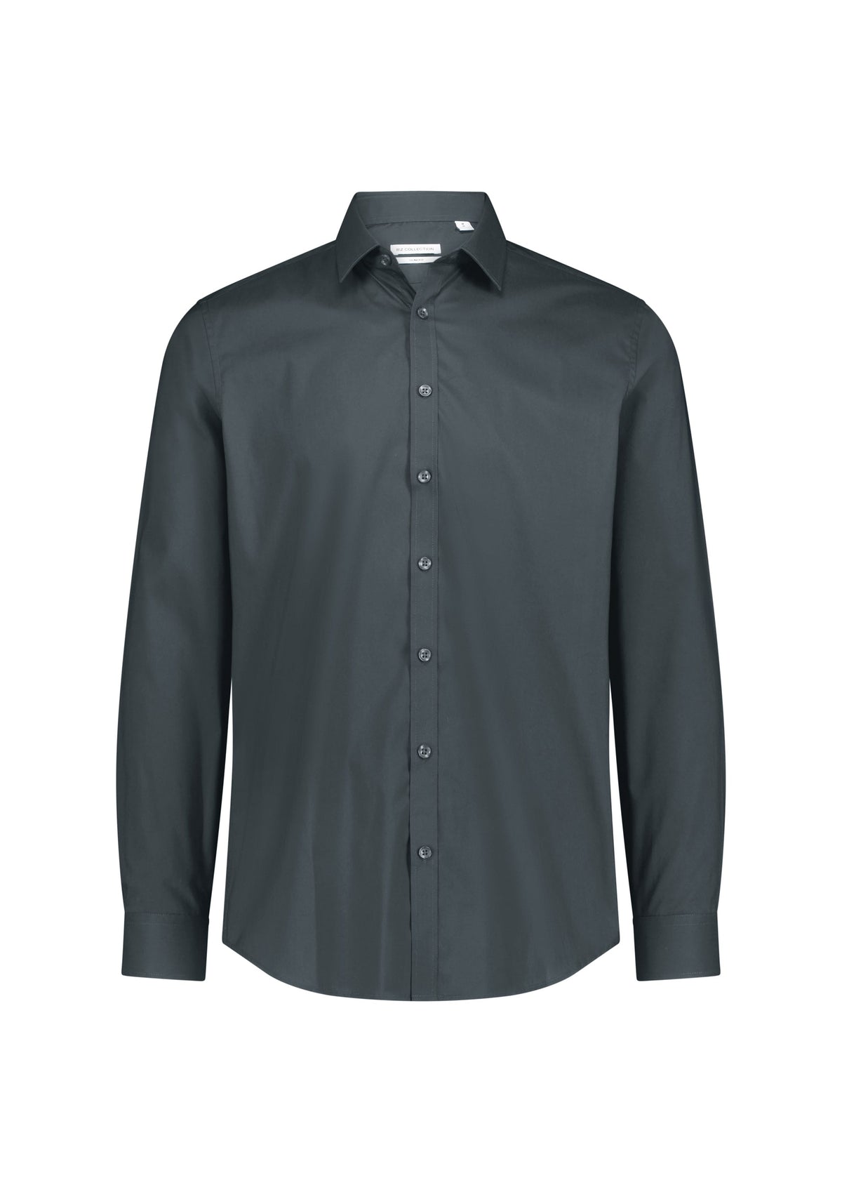 Biz Collection Men’s Fitzroy Slim Fit Long Sleeve Shirt S625M in Slate
