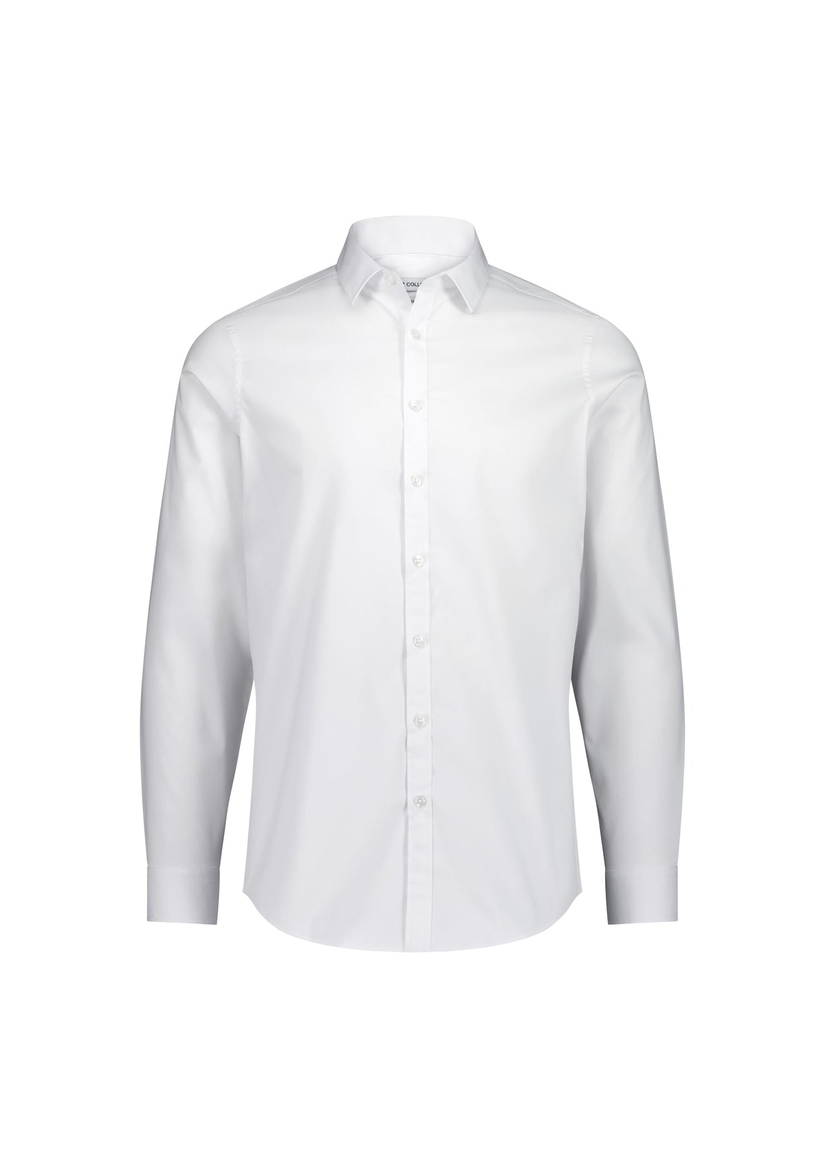 Biz Collection Men’s Fitzroy Slim Fit Long Sleeve Shirt S625M in White
