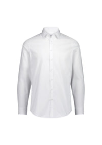 Biz Collection Men’s Fitzroy Slim Fit Long Sleeve Shirt S625M in White