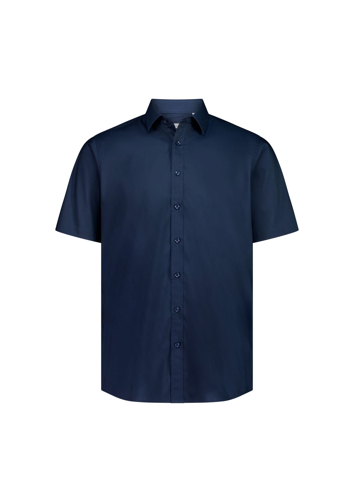Biz Collection Men’s Fitzroy Classic Fit Short Sleeve Shirt S635M in Navy