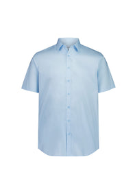 Biz Collection Men’s Fitzroy Classic Fit Short Sleeve Shirt S635M in Sky