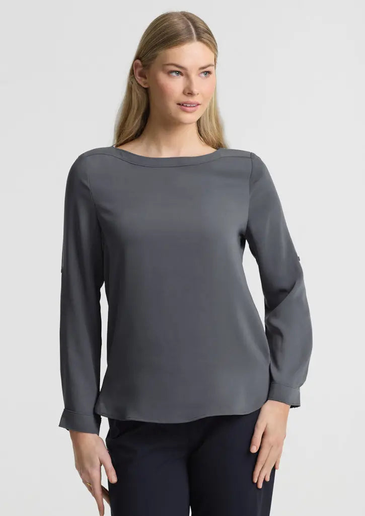 Biz Collection Women’s Madison Boatneck Blouse S828ll 