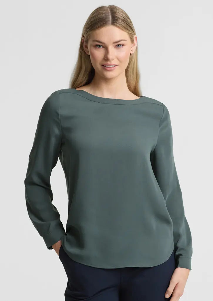 Biz Collection Women’s Madison Boatneck Blouse S828ll 