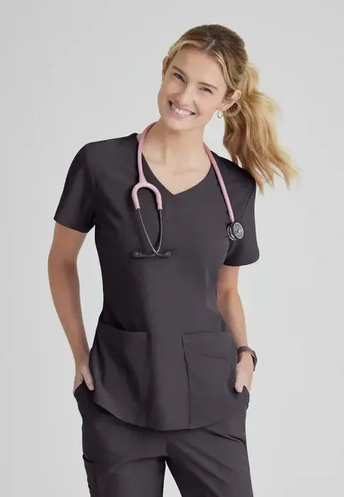 Skechers by Barco Women's Breeze 3-Pocket Scrub Top SK101*