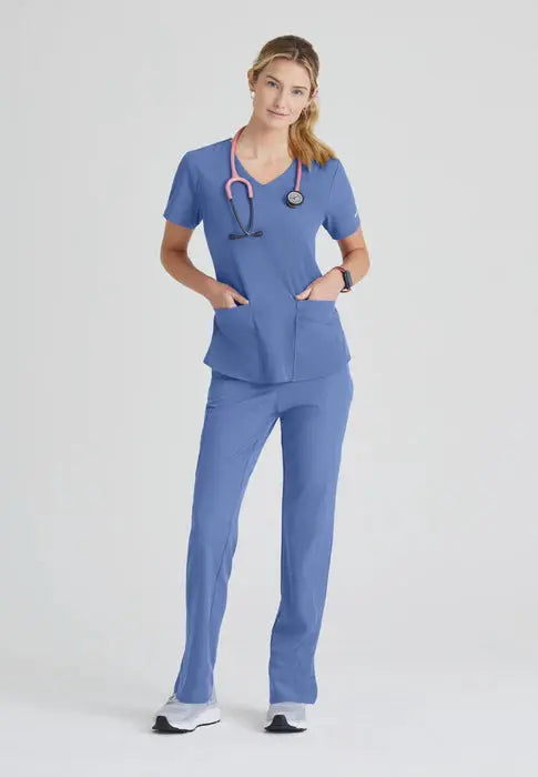 Skechers by Barco Women's Breeze 3-Pocket Scrub Top SK101*