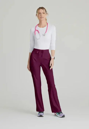 Skechers by Barco Women's Reliance Mid-Rise Flare Scrub Pant SK201  