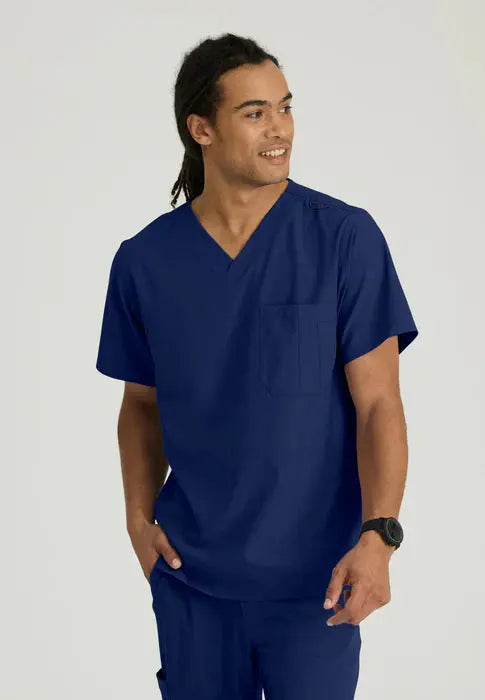 Skechers by Barco Men's Structure V-Neck Scrub Top SK0112  