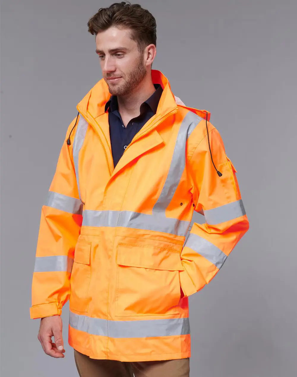 VIC Rail Hi Vis Safety Jacket Unisex SW75 