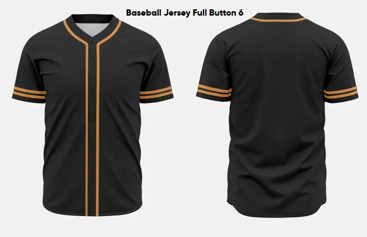 Custom Sublimated Baseball Jersey Full Button BASE01 Flash Uniforms