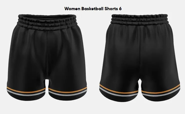Custom Sublimated Women's Basketball Shorts BASS05 Flash Uniforms