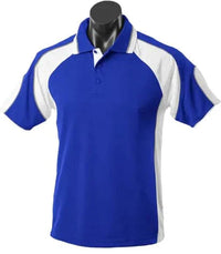 Aussie Pacific Murray Junior School Uniform Polo Shirt 3300 Casual Wear Aussie Pacific Royal/White/Ashe 6 