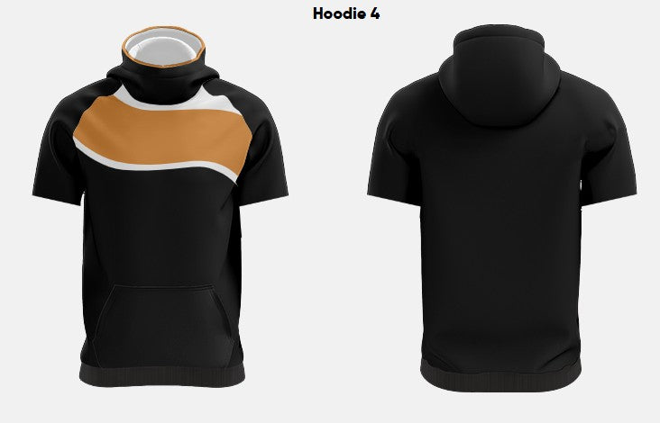 Custom Sublimated Short Sleeve Hoodie DSSHOD03