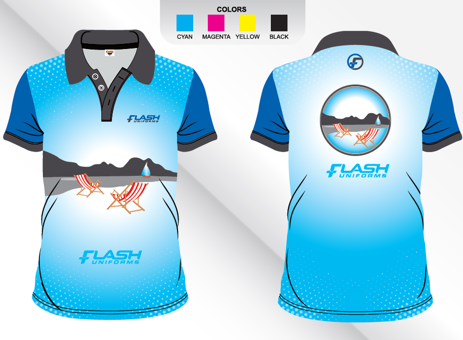 Custom Sublimated Polo Shirt SP18  Sublimation   