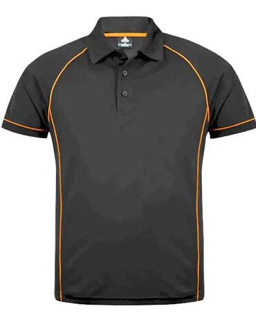 Aussie Pacific Men's Endeavour Polo Shirt 1310 Casual Wear Aussie Pacific S Slate/Orange 