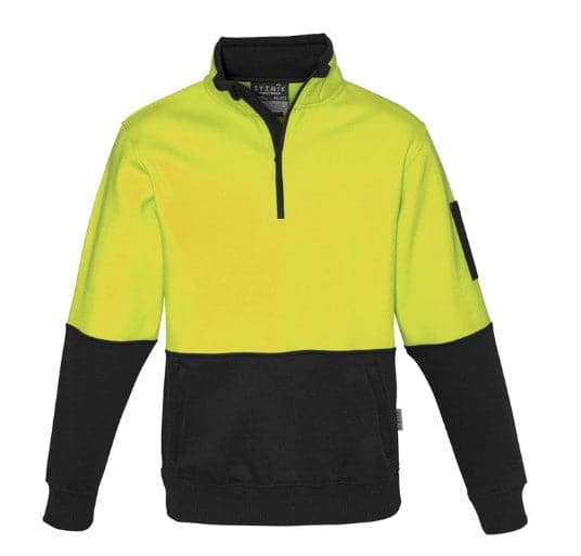 Syzmik Workwear Unisex Hi Vis Half Zip Pullover ZT476