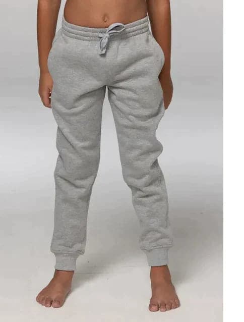 Aussie Pacific Tapered Fleece Kids Pants 3608  Aussie Pacific GREY MARLE 4 