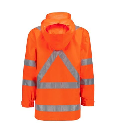 SYZMIK Men's Hi Vis X Back Ultralite Waterproof Jacket ZJ657