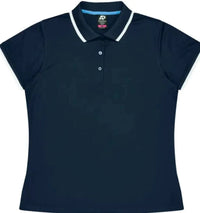 Aussie Pacific Portsea Lady Polo Shirt 2321  Aussie Pacific NAVY/WHITE 6 