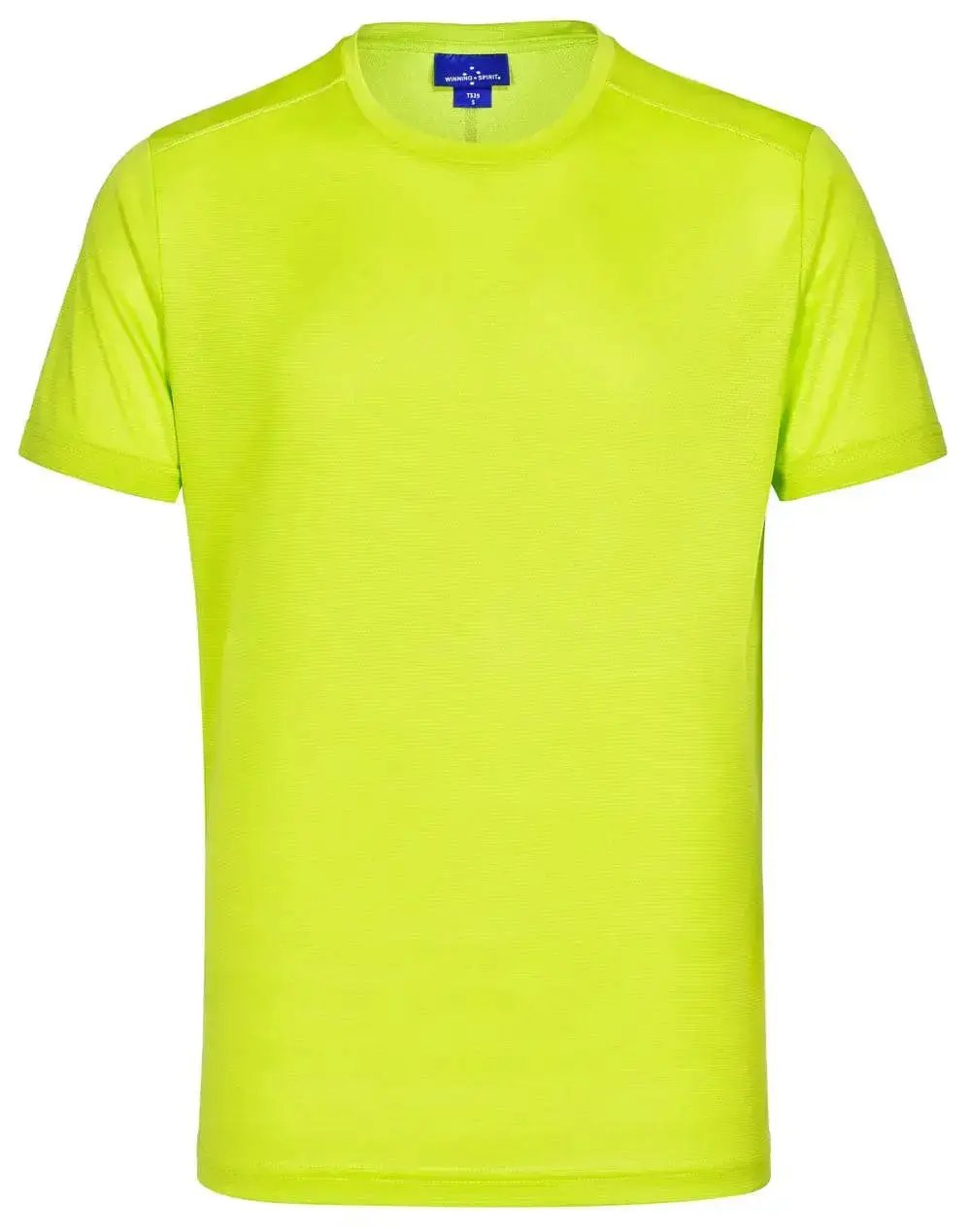 Men's Rapid CoolTM  Ultra Light Tee Shirt TS39 Casual Wear Winning Spirit Lime Green XS 