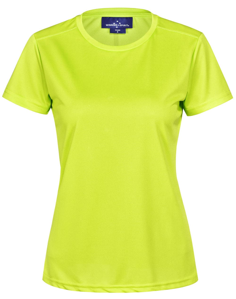 Ladies Rapid Cool TM  Ultra Light Tee Shirt TS40 Casual Wear Winning Spirit Lime Green 6 