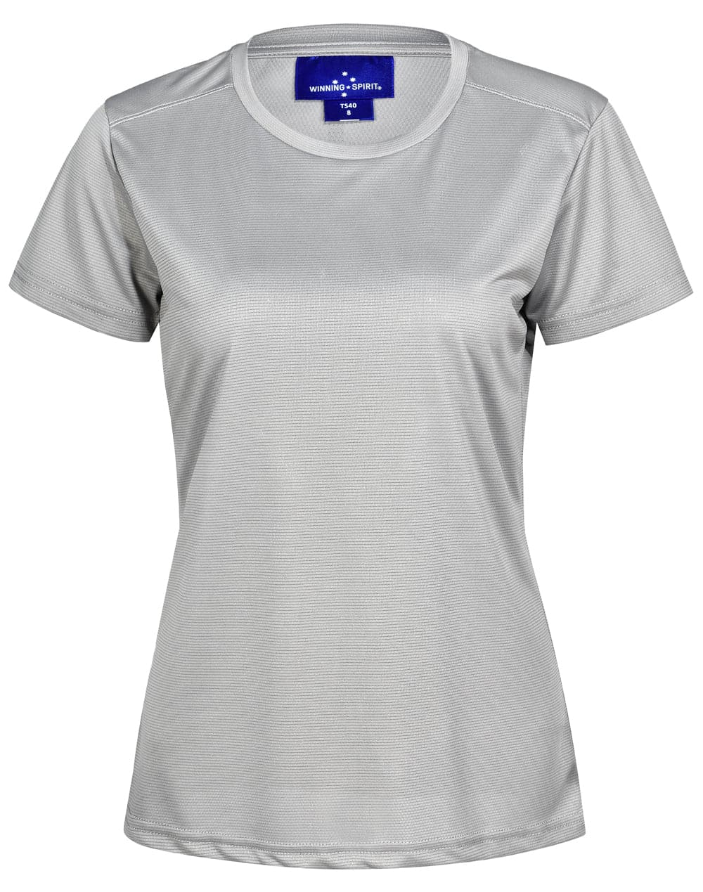 Ladies Rapid Cool TM  Ultra Light Tee Shirt TS40 Casual Wear Winning Spirit Silver Grey 6 