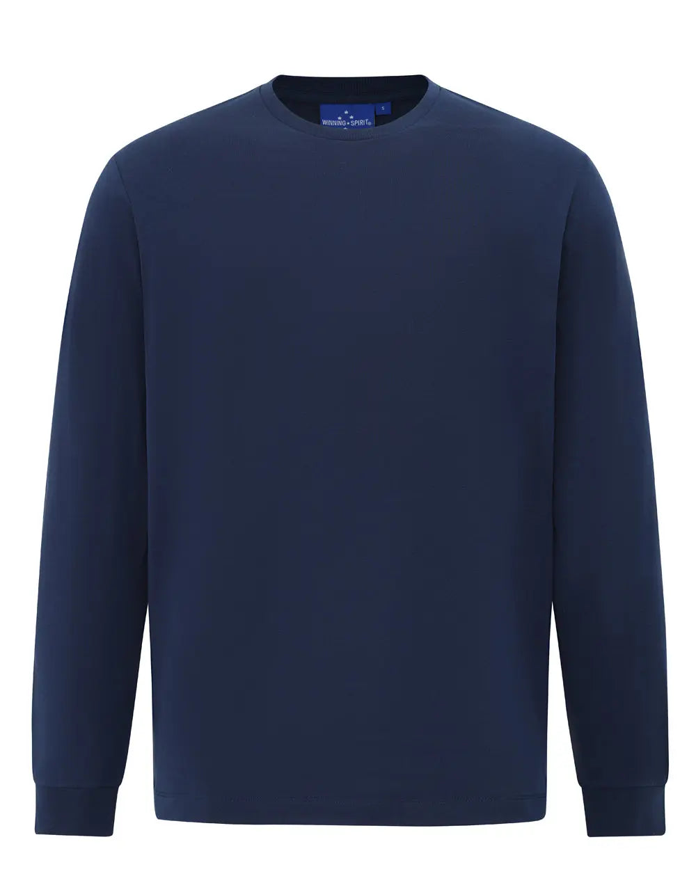 Men's Long Sleeve Premium Cotton Face Tee TS47 
