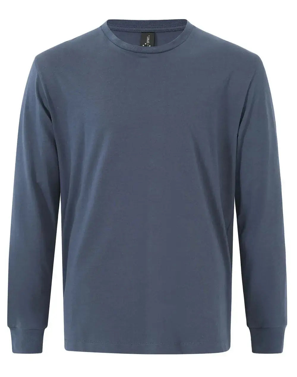 Winning Spirit Men's Premium Cotton Face Long Sleeve Tee TS47 Metro Workwear.