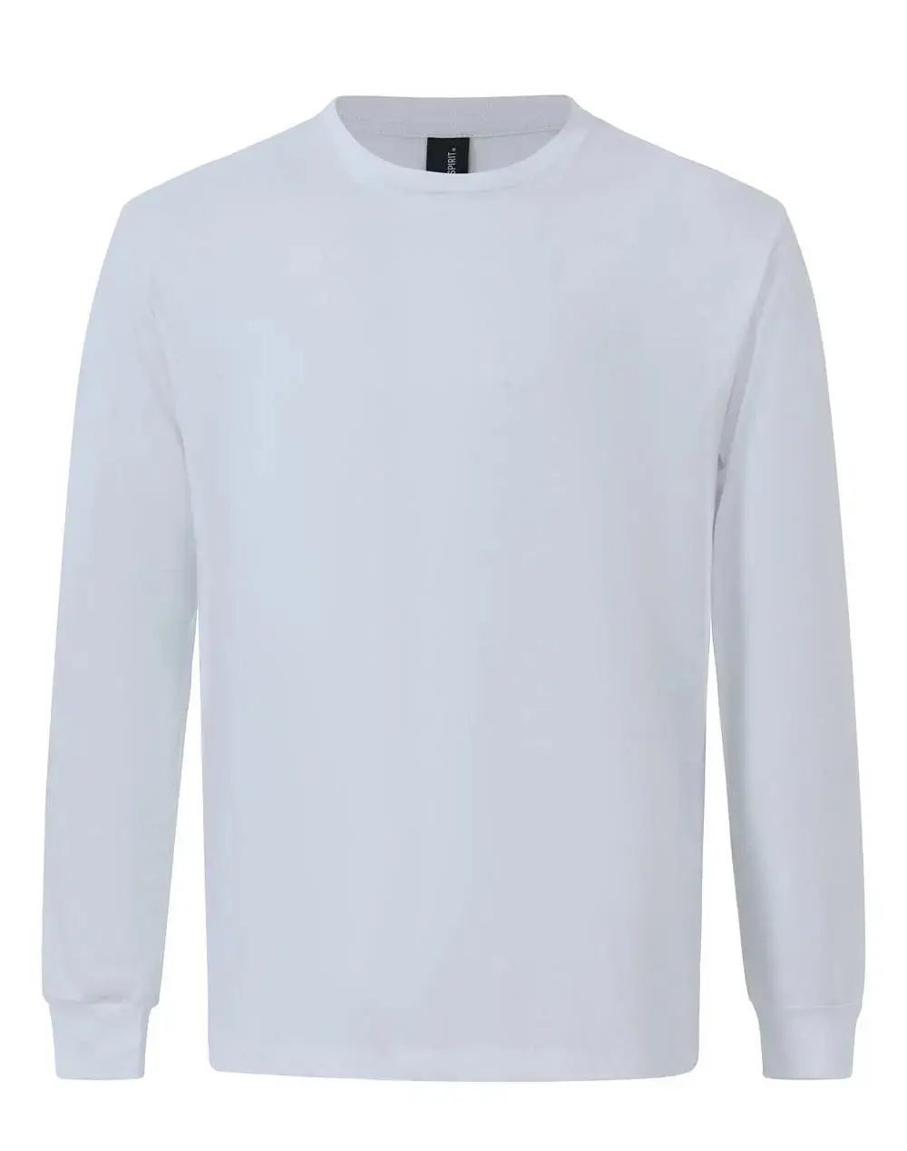 Winning Spirit Men's Premium Cotton Face Long Sleeve Tee TS47 Metro Workwear.
