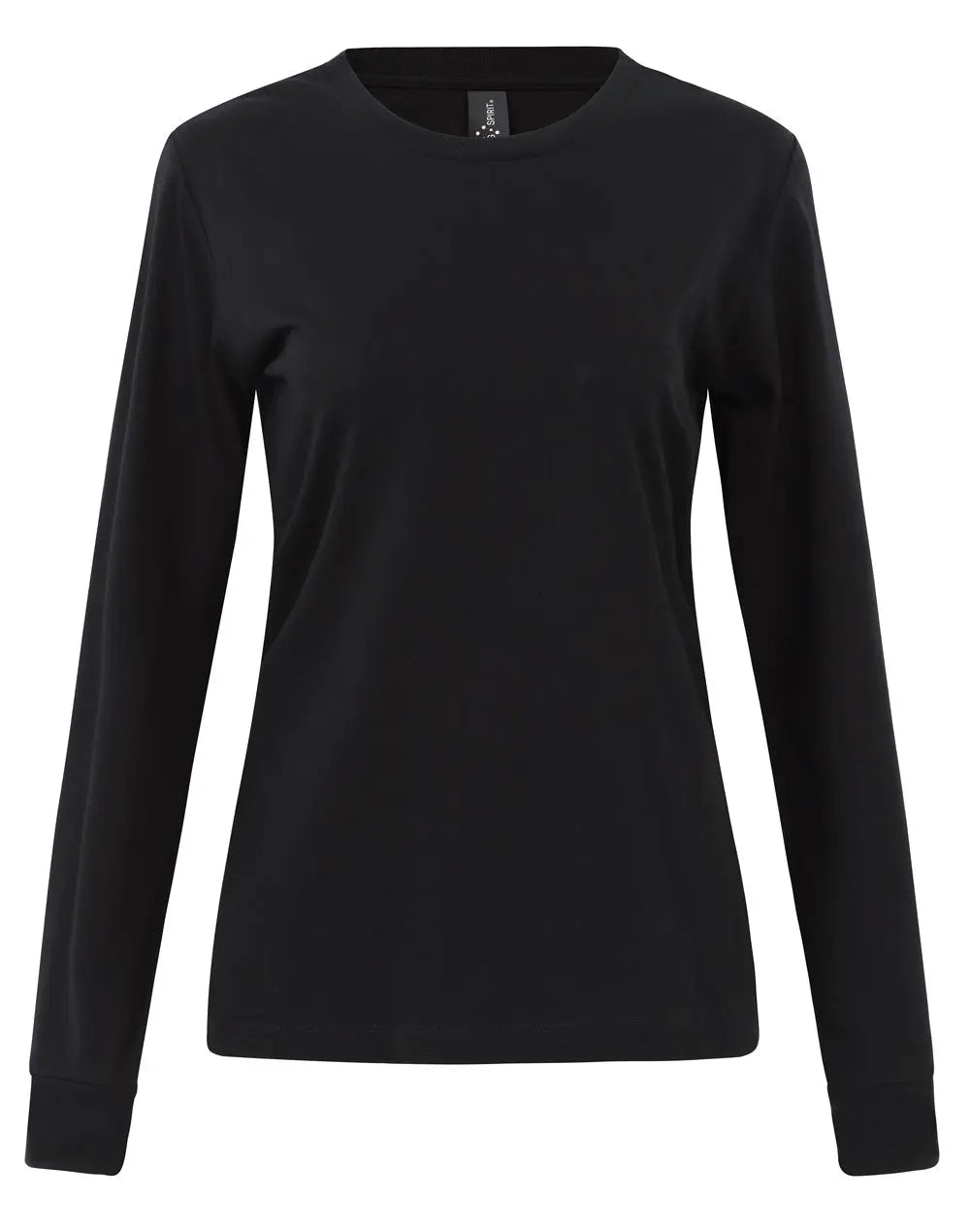Women's Long Sleeve Premium Cotton Face Tee TS48 