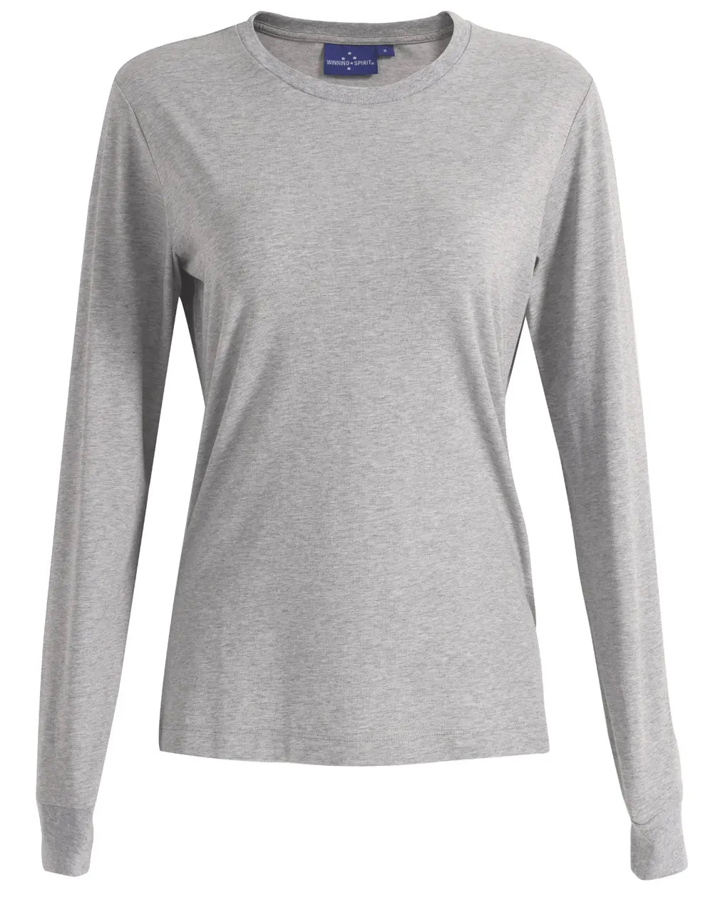 Women's Long Sleeve Premium Cotton Face Tee TS48 