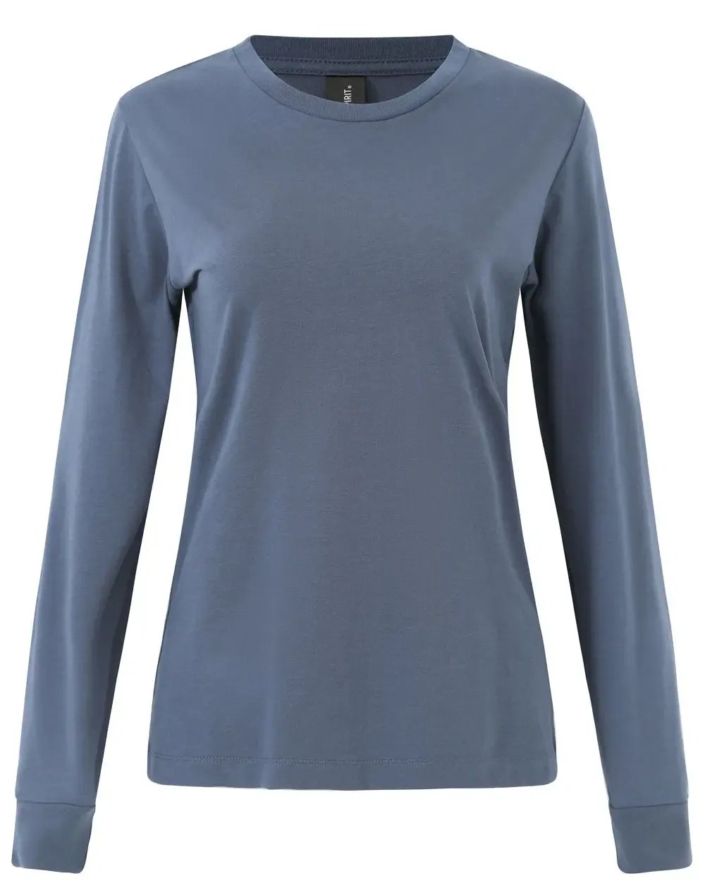 Women's Long Sleeve Premium Cotton Face Tee TS48 