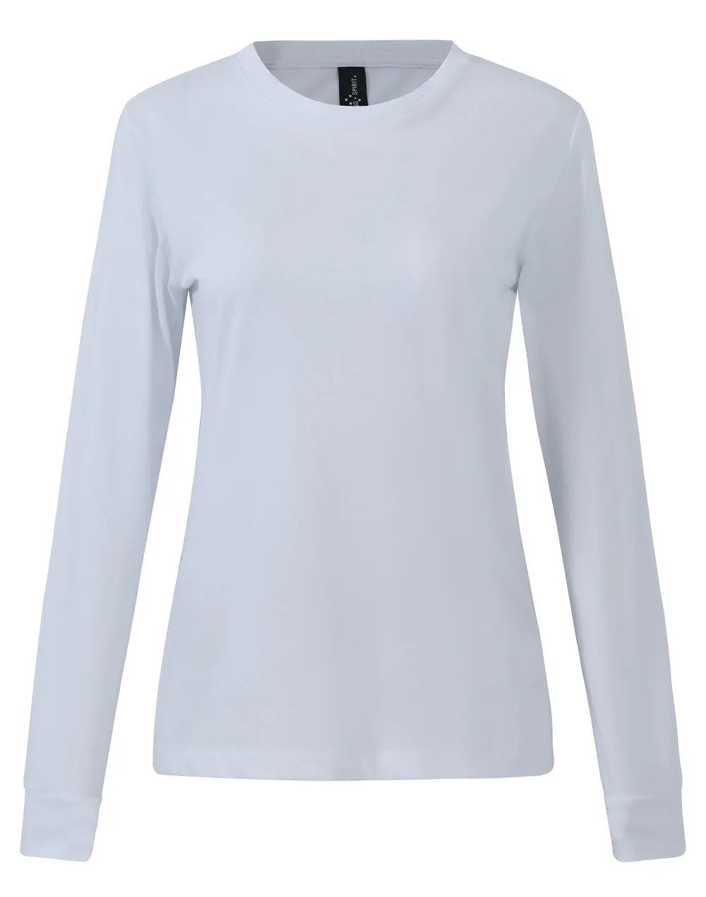 Women's Long Sleeve Premium Cotton Face Tee TS48 