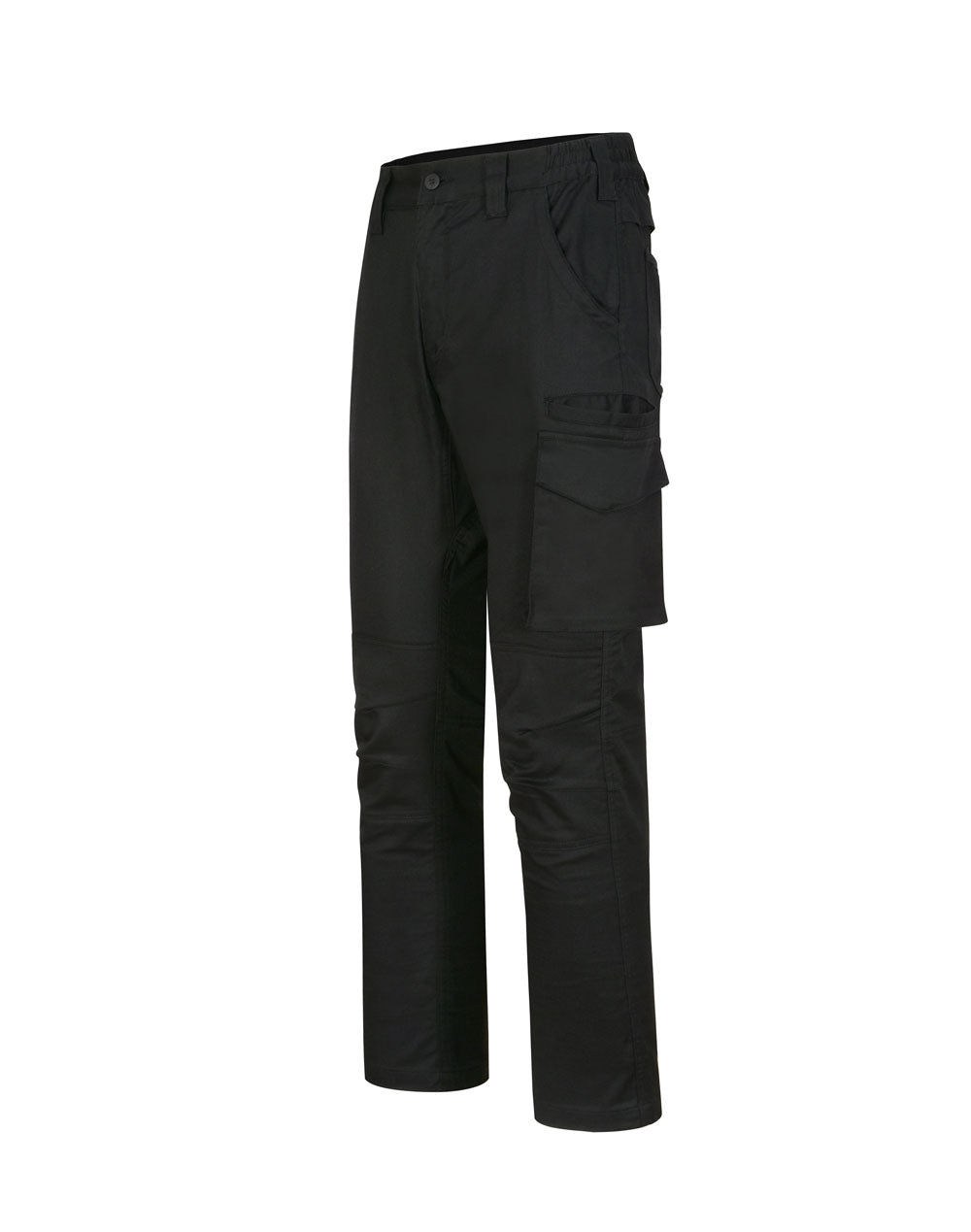 Unisex Cotton Stretch Rip-Stop Work Pants WP26 Work Wear Australian Industrial Wear 72R Black 