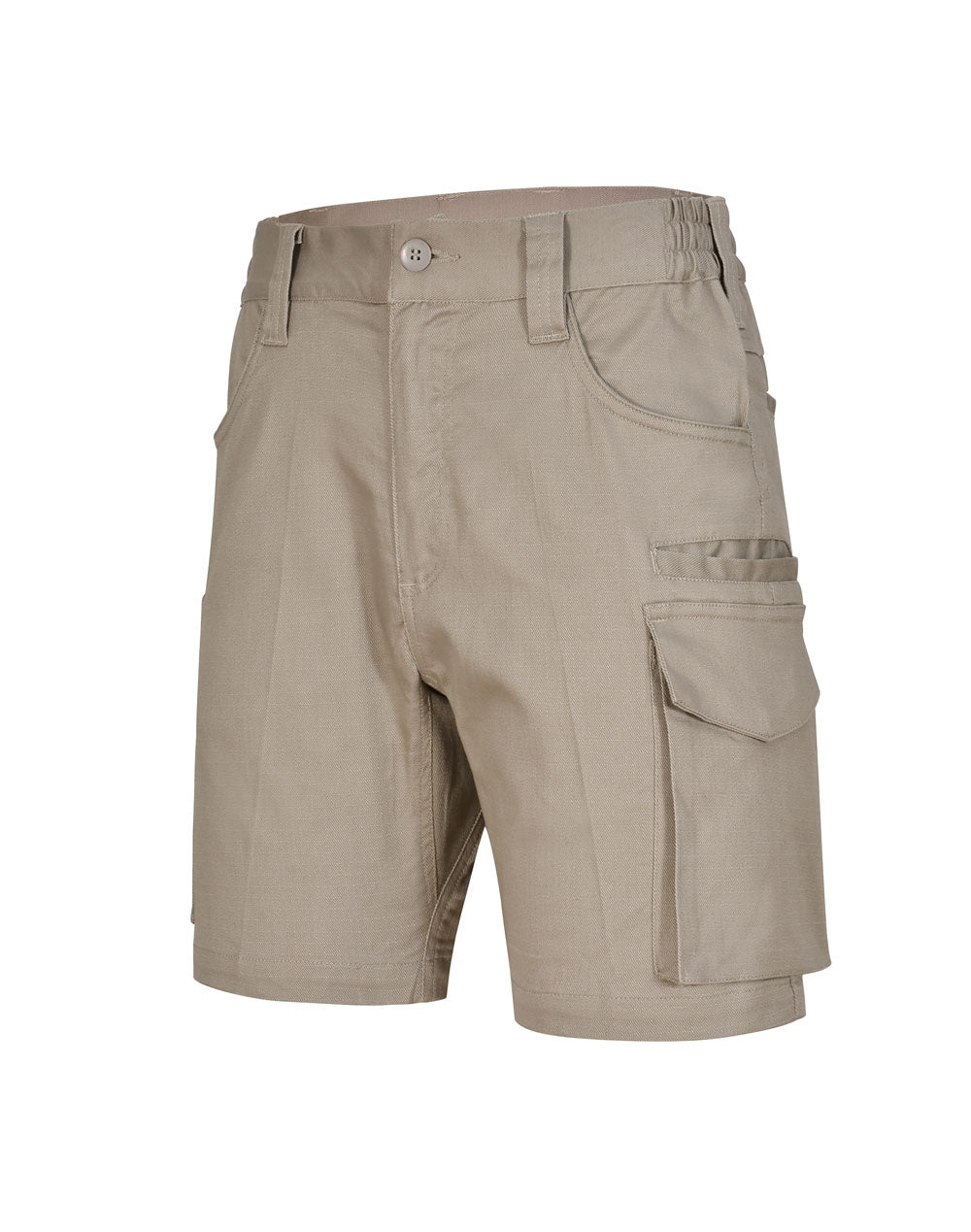 Unisex Cotton Stretch Rip Stop Work Shorts WP27 Work Wear Australian Industrial Wear 72R Sand 
