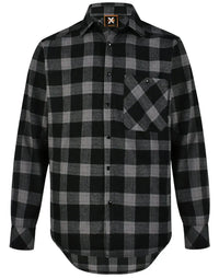 Winning Spirit Unisex Classic Flannel Plaid Shirt WT11 Winning Spirit