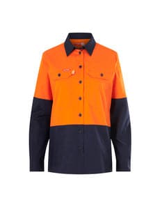 Hard Yakka Women's Two Toned Hi Vis Core Shirt Y08423