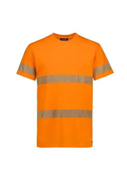 SYZMIK Men's Hi Vis Segmented Tape Cotton Tee Shirt ZH510 Metro Workwear.