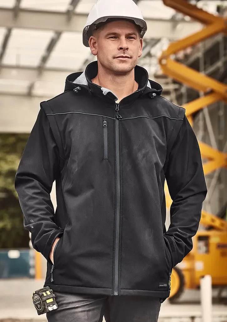 Syzmik Workwear Unisex Streetworx 2 in 1 Stretch Softshell Jacket ZJ263 