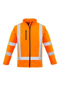 Syzmik Workwear Women's Hi Vis Rail X Back Softshell Jacket ZJ770