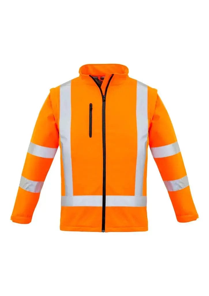 Syzmik Workwear Women's Hi Vis Rail X Back Softshell Jacket ZJ770