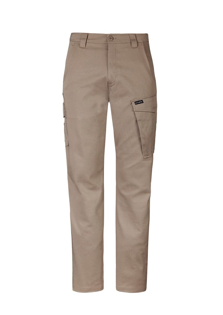 Syzmik Men's Essential Basic Cargo Stretch Pant ZP230 Work Wear Syzmik Khaki 72R 