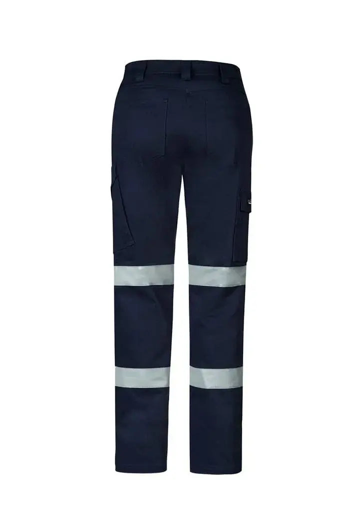 TMS Women’s Essential Taped Cargo Pants ZP733 x 3 in Navy