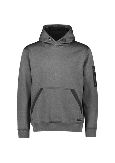 Syzmik Workwear Unisex Streetworx Water Resistant Hoodie ZT667 Work Wear Syzmik Grey Marle XXS 