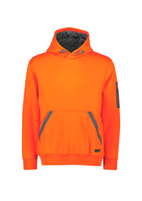 Syzmik Workwear Unisex Streetworx Water Resistant Hoodie ZT667 Work Wear Syzmik Orange XXS 