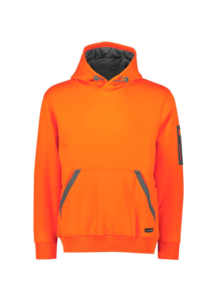 Syzmik Workwear Unisex Streetworx Water Resistant Hoodie ZT667 Work Wear Syzmik Orange XXS 